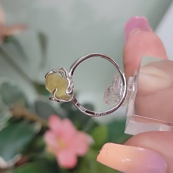 NATURAL POWERFUL HELIODOR STONE STERLING SILVER RING HANDMADE 925 - Picture 8 of 16